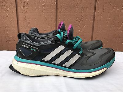 Adidas Energy Boost Gray Womens US 10 EUR 2/3 Running Shoes Sneakers | eBay