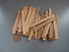 Wood Strip_Oak  (1.6mm x 10mm x 100mm ) 60 lengths for,Craft