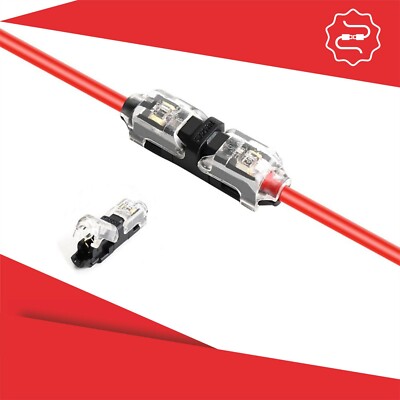 H1 Automotive Car Plug Connector Audio Video LED Strip H Connector 1 Pin
