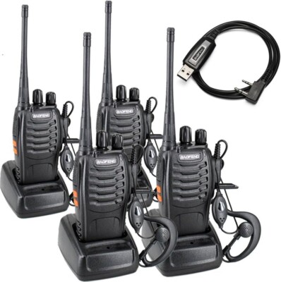 Sistema De Radios De Comunicación Comunicacion Vigilancia Woki Tokis Recargable