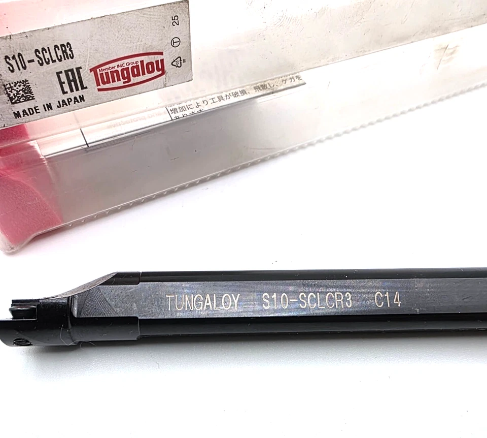 Nueva barra de perforación Tungaloy: S10-SCLCR3, 0,8130" diámetro mínimo, mano derecha, 95 grados Foto 3 de 4
