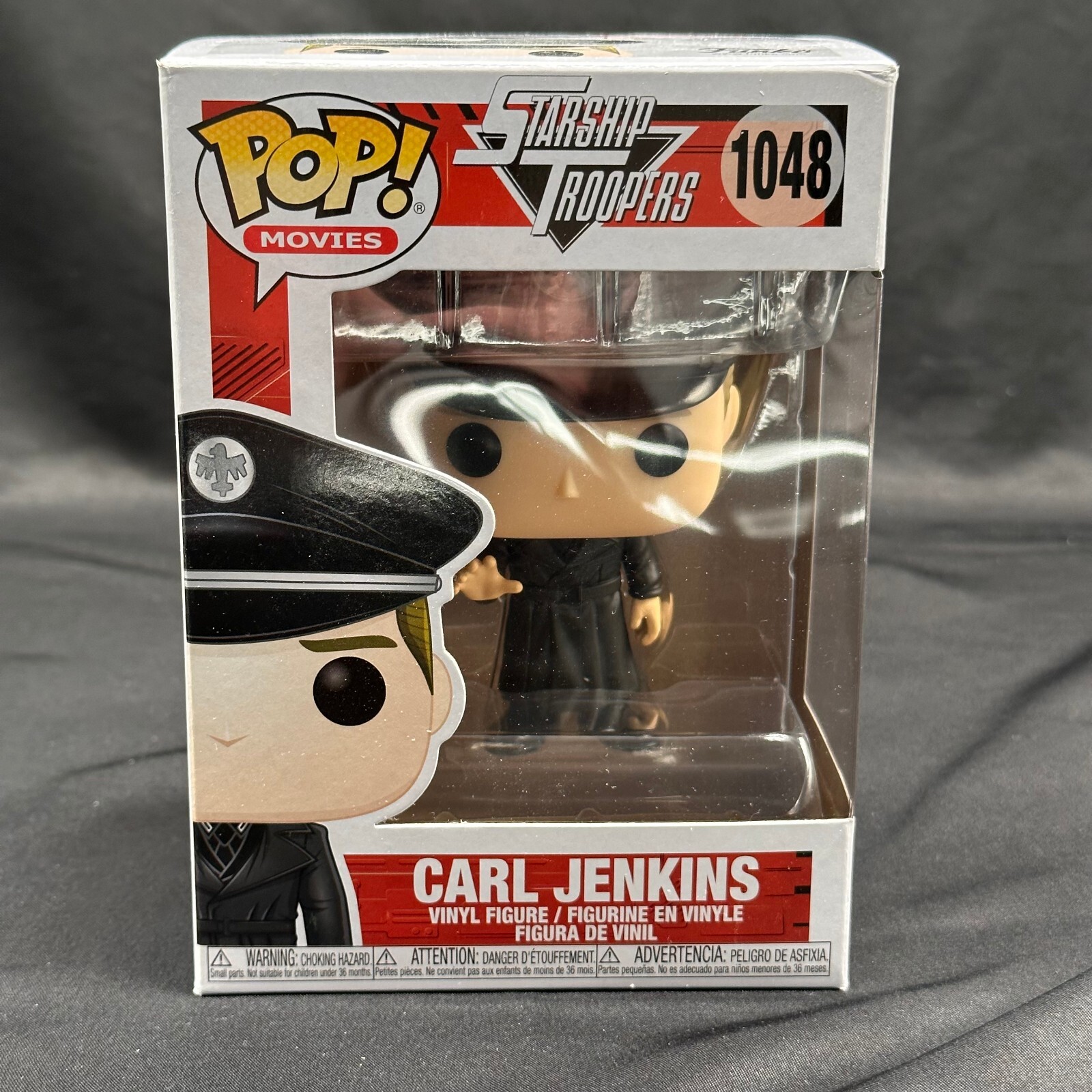Funko Pop! Movies Starship Troopers Carl Jenkins #1048 In Shumi Protector