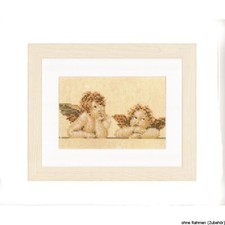 Set di punto croce Lanarte "2 Angeli", motivo di conteggio