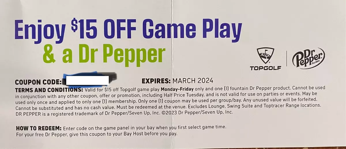 Top Golf Coupons March 2025 Free Dulcy Glennis