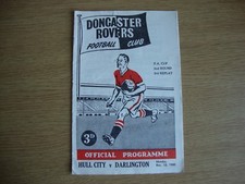 1960/1 Hull City v Darlington @ Doncaster Rovers - FA Cup 2nd Round 3rd Replay