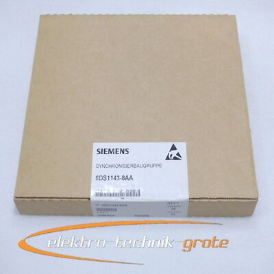 Siemens 6DS1143-8AA Synchronisierungsbaugruppe Version 06 , ungebraucht in versi