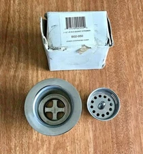 Jones Stephens Corp. 2 1/2" Jr. Duo Sink Basket Strainer #B02050, Basket #B02049