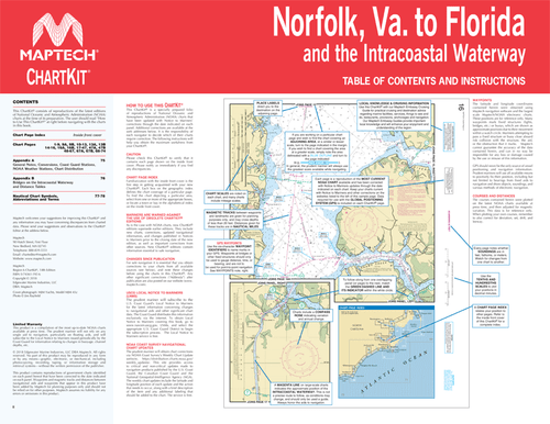 ChartKit Region 6: Norfolk, VA to Florida and the Intracoastal Waterway, 14th Ed - Picture 2 of 3