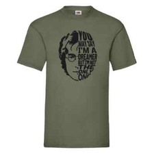 John Lennon Imagine All The People T Shirt Small-2XL