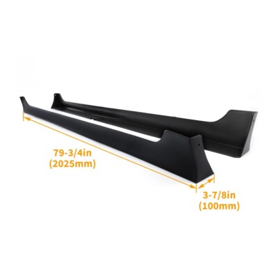 Side Skirts Extension Rocker Panel Extend For Honda Accord 4dr 2013-17 MOD Style