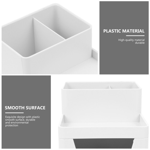 Stationery Storage Box Desktop Office Plastic Organizer Containers - Picture 4 of 12