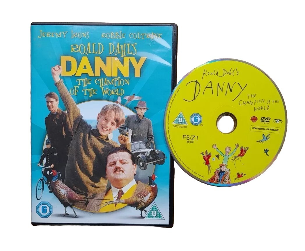 Danny The Champion Of The World DVD Jeremy Irons 1989 Roald Dahl Film Adaptation