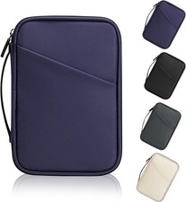 Family Travel Passport Wallet Holder PU Leather Password Holder Travel Wallet W