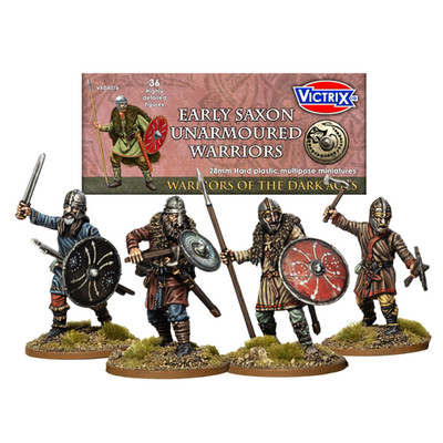 Victrix Miniatures Dark Ages - Early Saxon Unarmoured Warriors