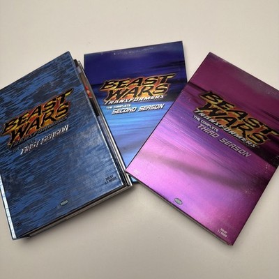 Beast Wars Transformers Complete Series Seasons 1 2 3 DVD Full Set Series