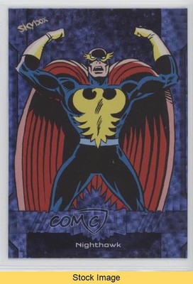 2024 Skybox Marvel Metal Universe Avengers Grandiose Nighthawk #163 READ 5d9