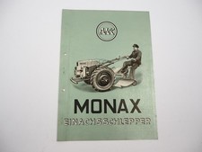 Orig. Prospekt AWK Armaturenwerk Kaiserslautern Monax Einachsschlepper 1950er J.