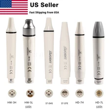 【USA】Dental Ultrasonic Piezo Scaler Handpiece LED Fit EMS/ SATELEC