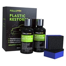 Plastic Restorer for Cars, Plastic Coating Exterior Black Trim Restorer, 60ml