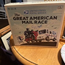The Great American Mail Race USPS Post Office Board Game