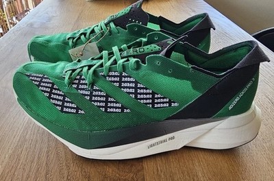 ADIDAS ADIZERO ADIOS PRO 3 RW3 Green Boston Sneaker Gr.42 2/3 NEU
