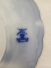 Antique 9in Flow Blue Waldorf Royal Semi Porcelain Plate MFG England C. 1900 — photo 3