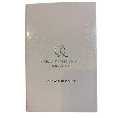 Kenia Ontiveros Beauty Glow and Go Kit Face and Eye Palette Pink Croc Case