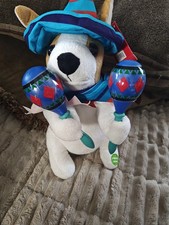 Animated Mariachi Chihuahua Puppy Singing "Macarena" Plush Dog Shaking Maracas