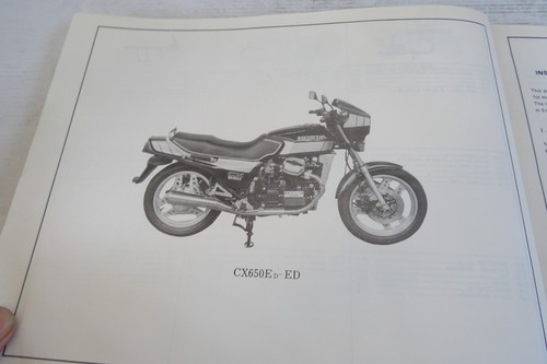 catalogo parti di ricambio Honda CX 650 ED N 1 1982 - Picture 4 of 7