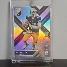 2018 Panini Elite Draft Picks Josh Allen Rookie Draft Picks #103 Wyoming Cowboys