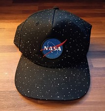 NASA Adjustable Snapback Cap-Black Space Hat Youth  - Aldrin Family Foundation