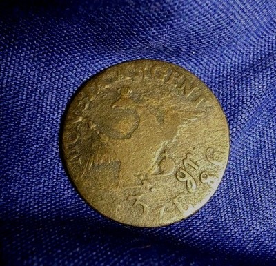1786-E~GERMANY EAST PRUSSIAN, 3 GROSCHEN SILVER COIN