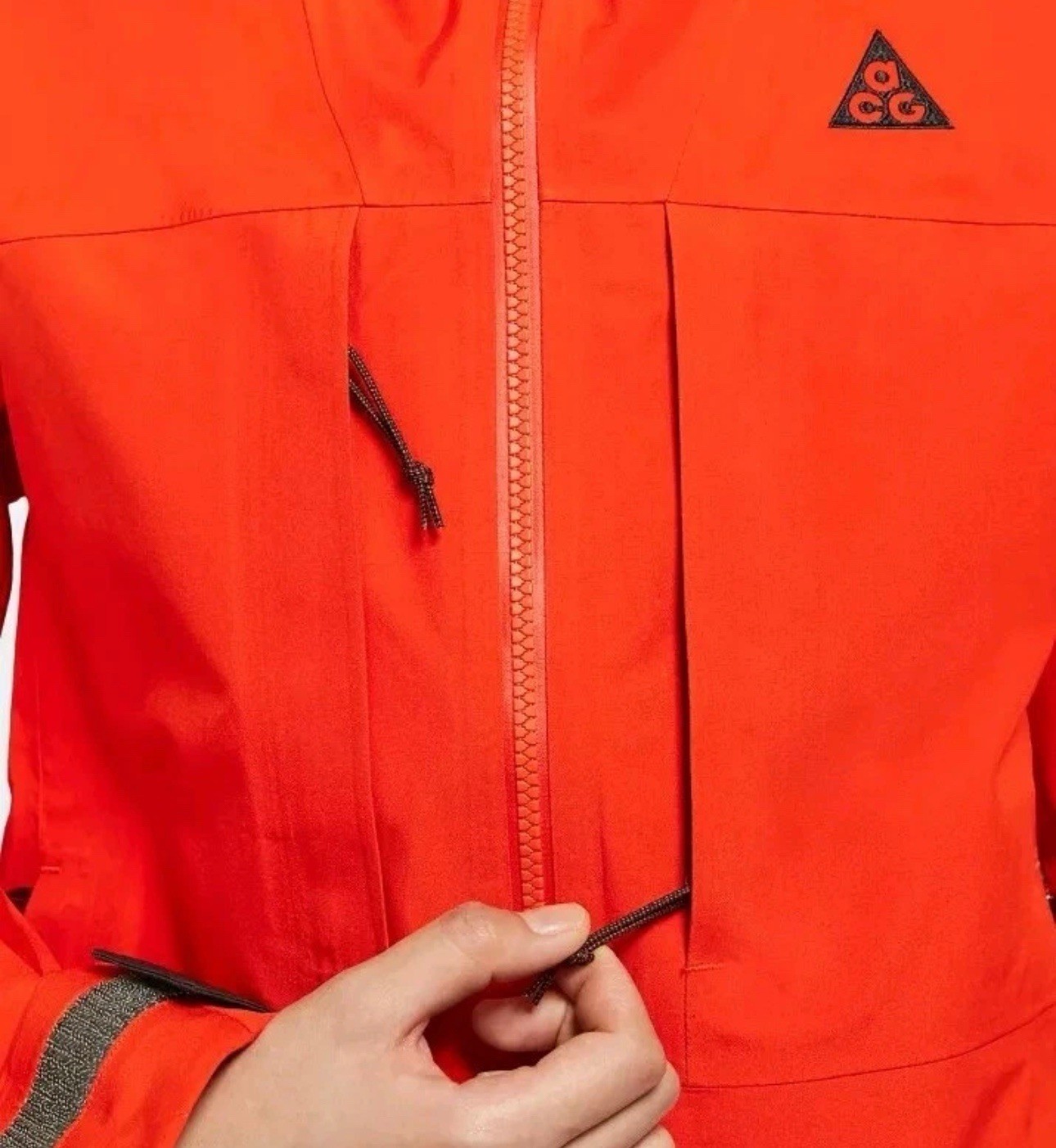 Nike ACG Misery Ridge GORE-TEX Jacket Laser Orange CV0598-891 Women’s Sz M NWOT image 4