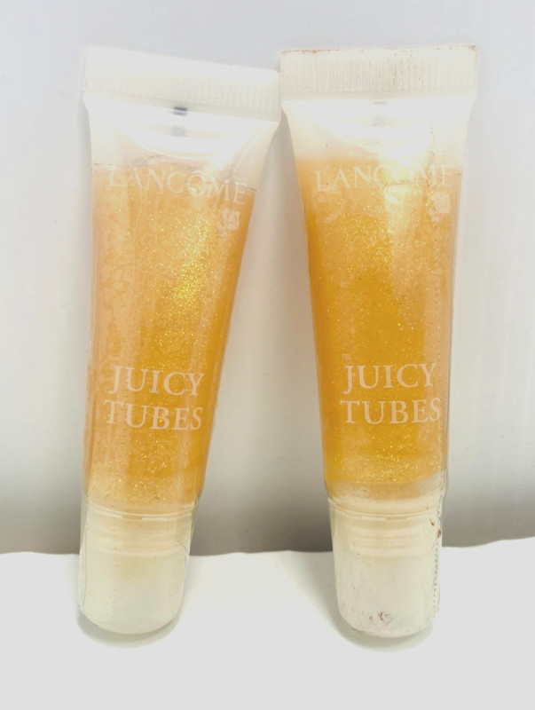 (2) LANCOME Juicy Tubes Lip Gloss - 0.33 oz - TOUCHED BY LIGHT **RARE SOLD AS-IS