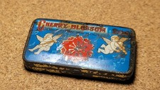 Japanese Cherry Blossom Angels Cherubs Gramophone phonograph needle tin