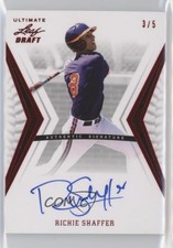 2012 Leaf Ultimate Draft Red 3/5 Richie Shaffer #BA-RS1 Auto 0f8