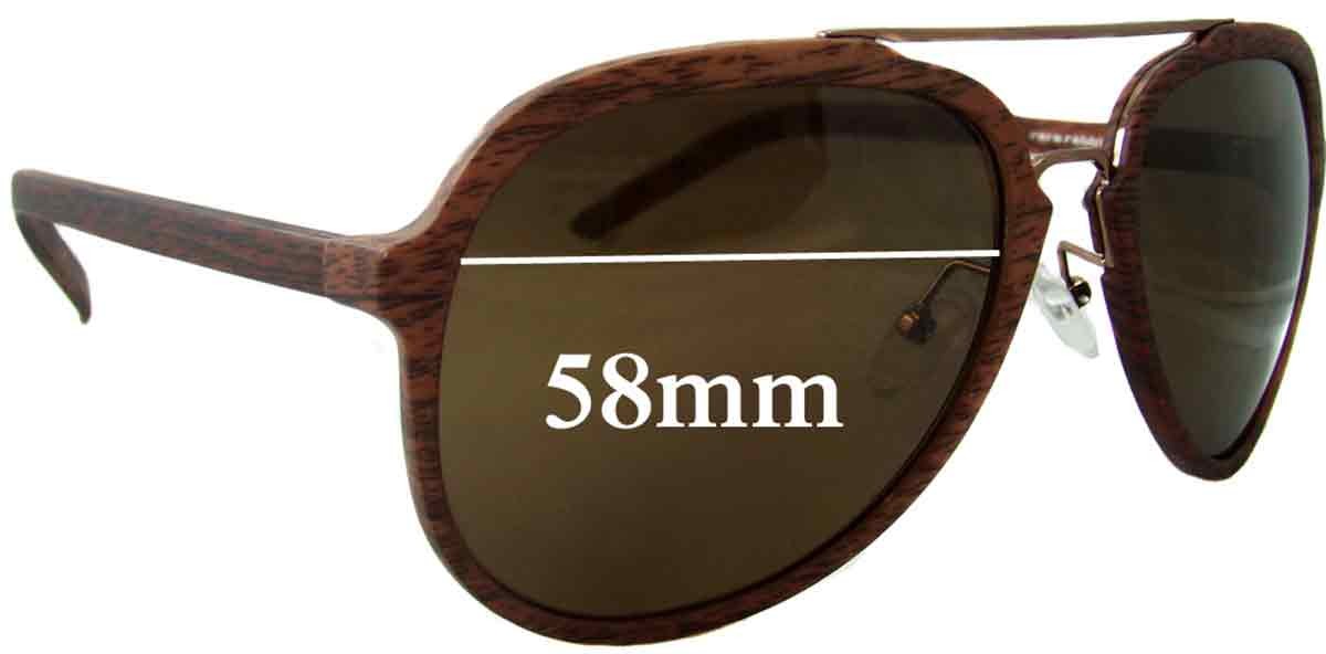 SFx Replacement Sunglass Lenses fits Rare Rabbit Rabbit - 58mm Wide