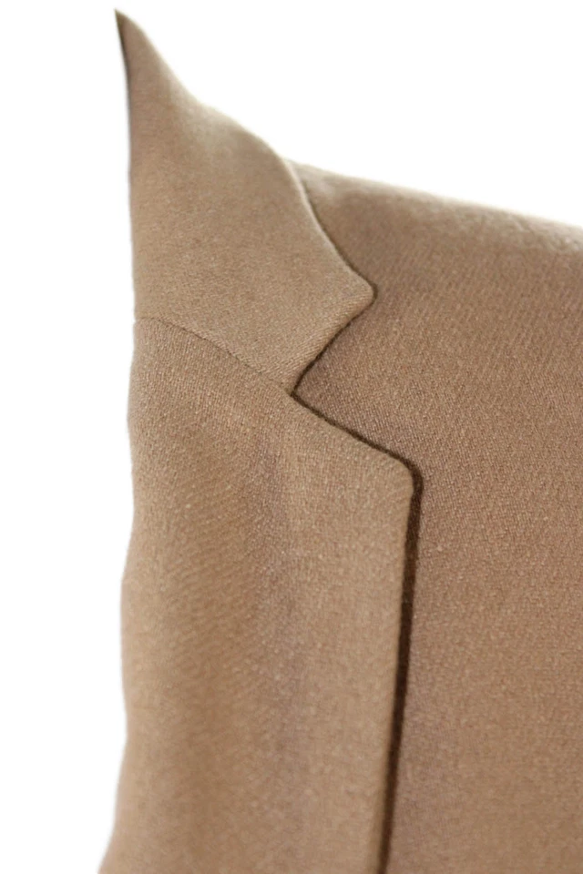 Blazer Rag & Bone Mujer Marrón Lana Cuello Botón Clásico Manga Larga Talla 0 Foto 2 de 4