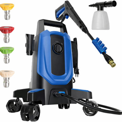 #ad MZK Pressure Washer Power Washer with Anti Tipping Technology 4 Wheels 4 Quic $99.99