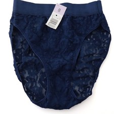 NEW Unbranded TRUE VINTAGE 90s Stretch lace High Cut Waistband Brief Panty XL
