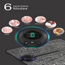 Electric EMS Foot Massager Mat Plantar Pulse Physiotherapy Foot Cushion