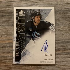 23-24 SP Authentic Hockey 13-14 Retro Future Watch Auto Tye Kartye #/699