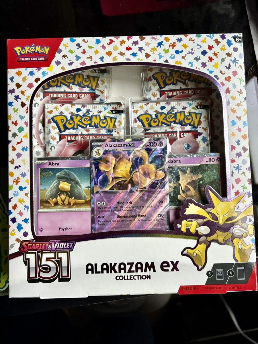 Pokemon TCG Scarlet and Violet - 151 Alakazam ex Collection Box