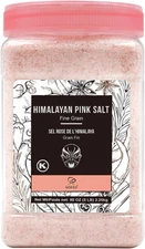 Soeos Himalayan Pink Salt, Fine Grain, 80oz (5 Pound), 80 Ounce (Pack of 1) 