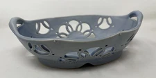 Kristen Kieffer ceramic bowl in a periwinkle type matte blue glaze.