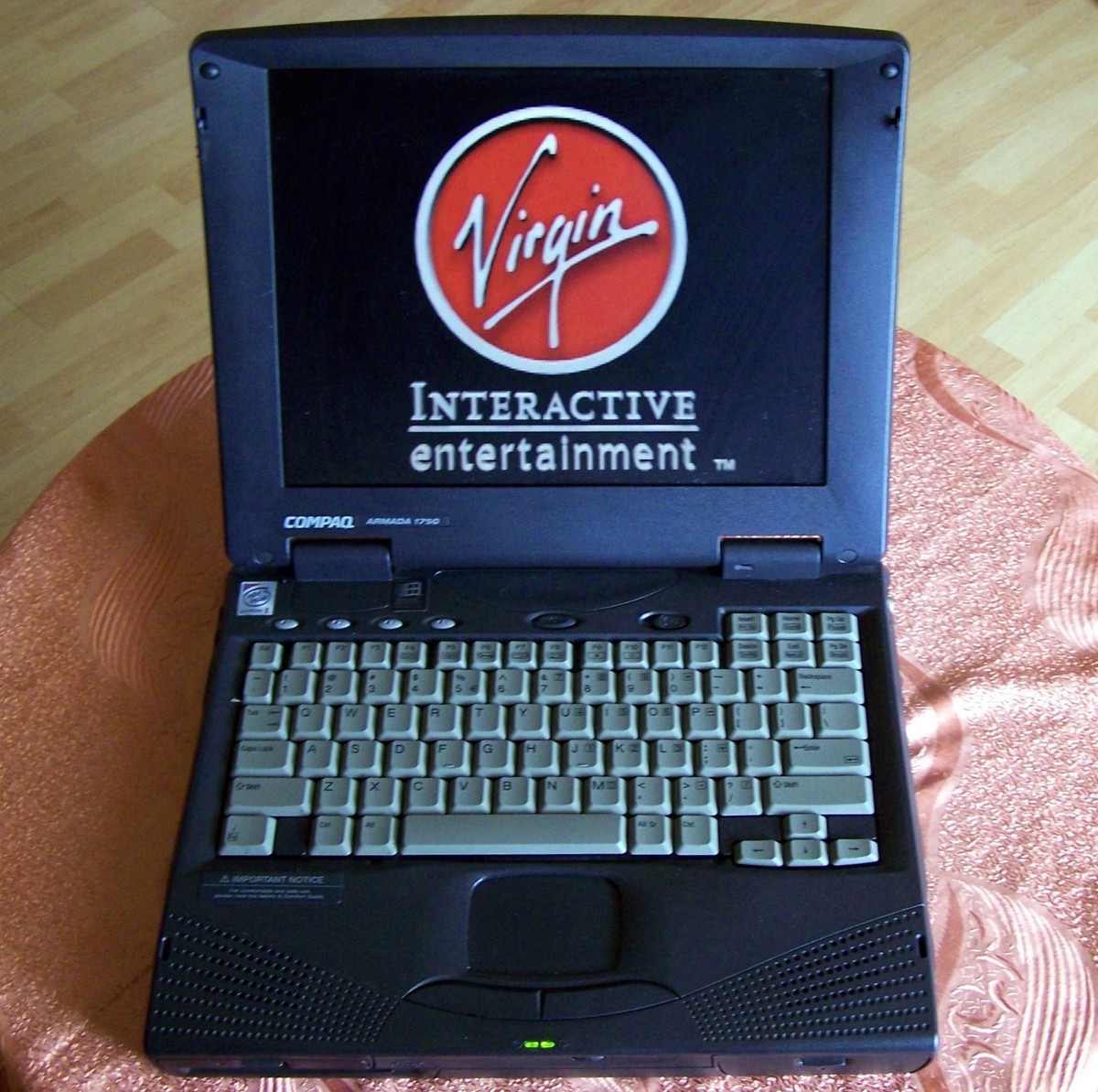 Vtg Compaq Armada 1750 Intel P2 Windows 95 Serial Parallel- ΝΟ