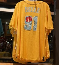 Disney Parks 2026 World WDW Belle Baseball Jersey Adult Size S New Beauty Beast