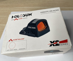 HOLOSUN HS507C X2 ACSS Red Dot Sight for Handgun ACSS Vulcan 1x