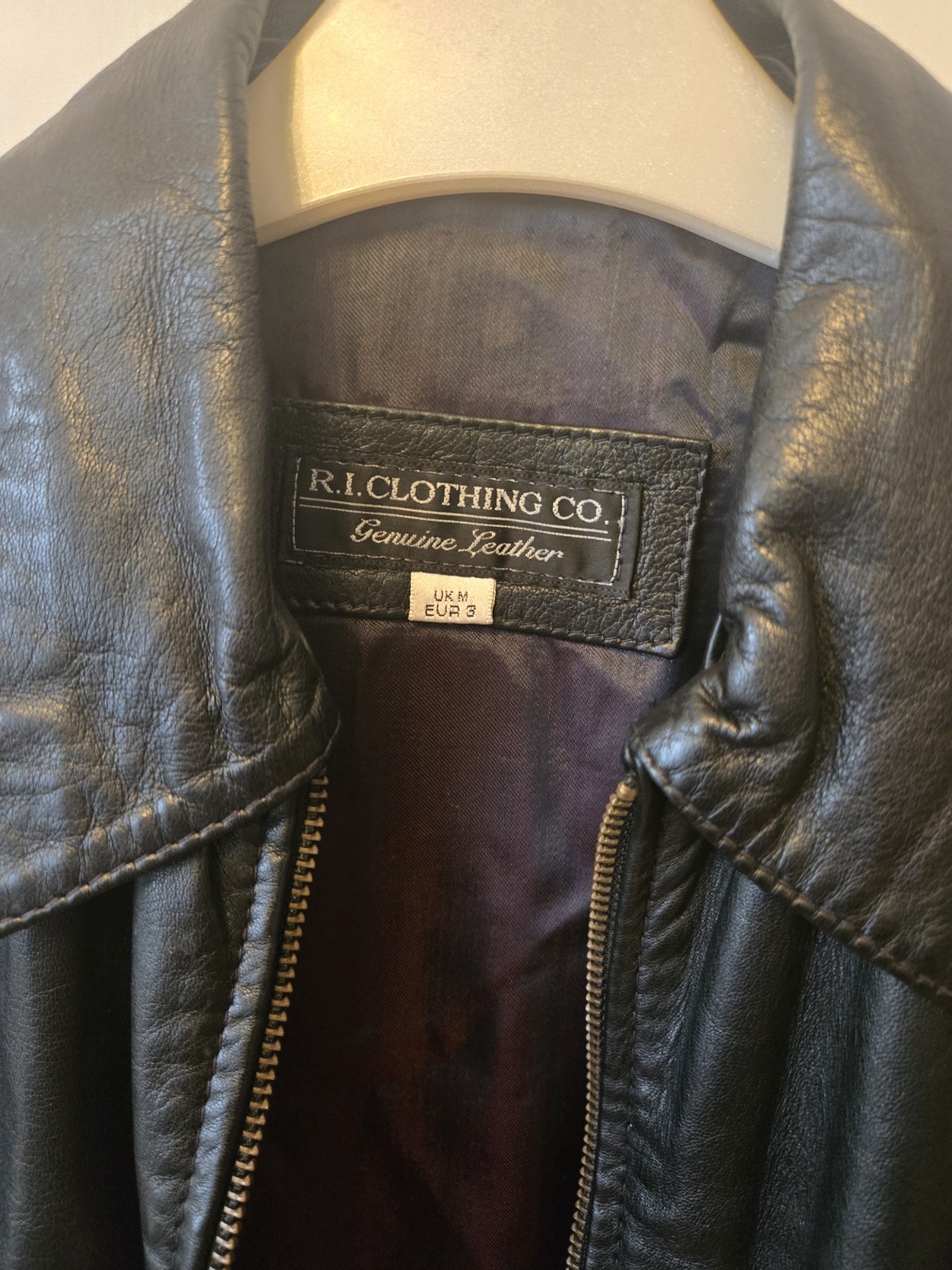RIVER ISLAND Women's REAL LEATHER Jacket Size M image 3