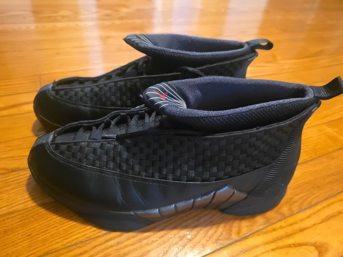 シューズ(男性用) Nike Air Jordan 15 Retro Black Size 10.5 - Air Jordan 15 Retro Stealth OG (1999) 136029-061 Black
